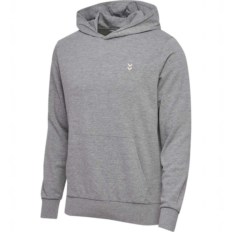 Pánské Mikina s Kapucí Hummel Pulse Sweat Šedé | 408884-071