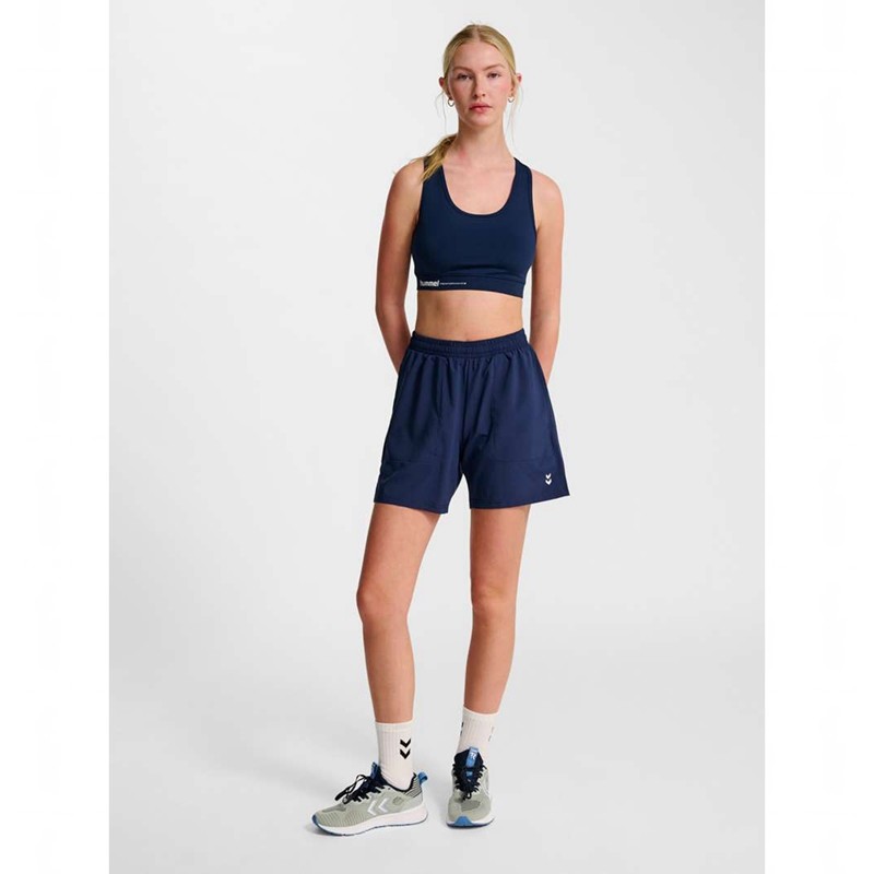 Pánské Mikina s Kapucí Hummel Pulse Workout Tmavě Blankyt | 414927-776