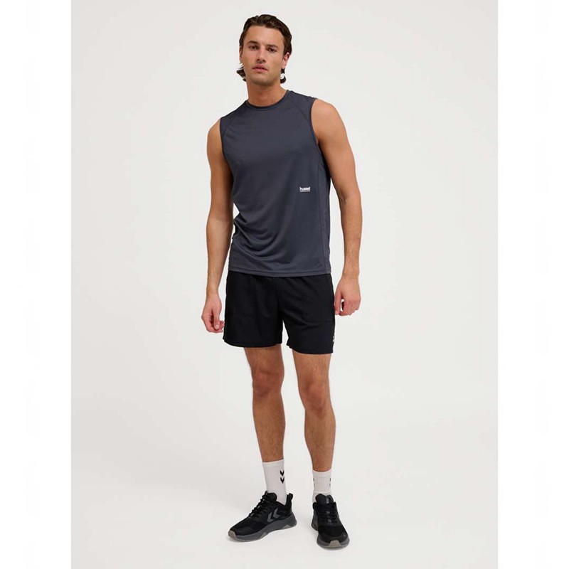 Pánské Mikina s Kapucí Hummel Pulse Workout Černé | 040300-438