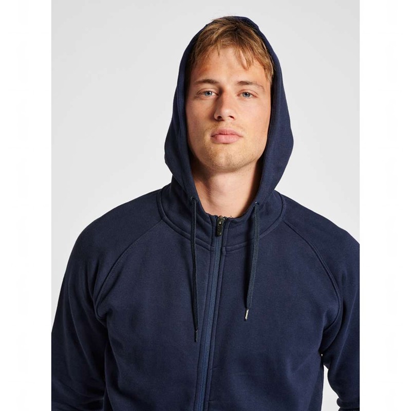 Pánské Mikina s Kapucí Hummel Red Classic Zip Tmavě Blankyt | 663208-636