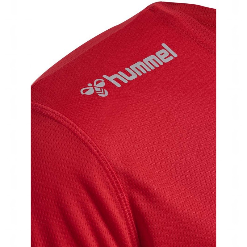 Pánské Mikina s Kapucí Hummel Run L/S Červené | 088577-058