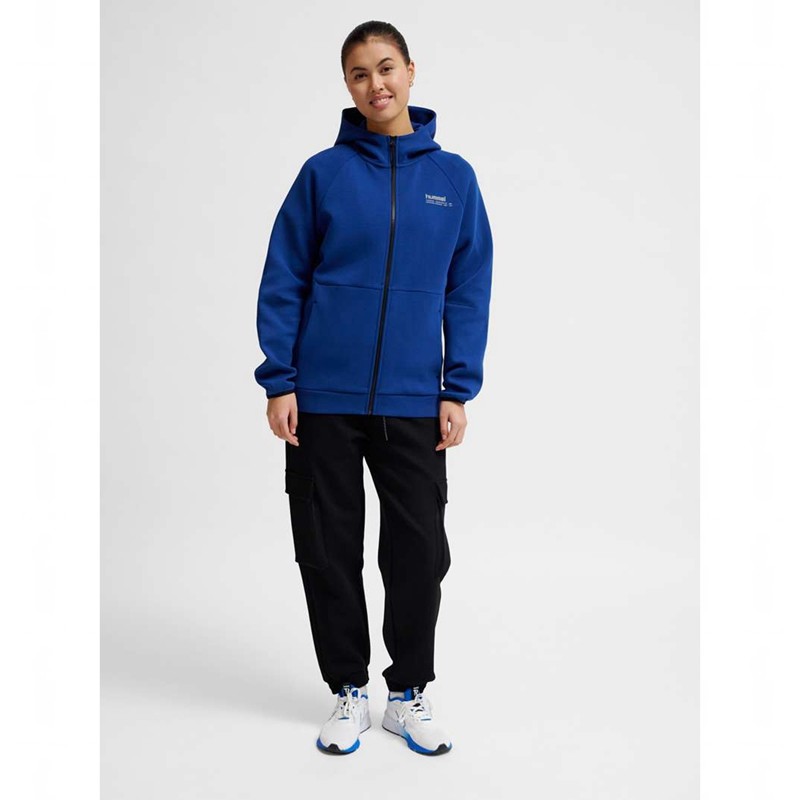 Pánské Mikina s Kapucí Hummel Tech Fleece Regular Zip Blankyt | 776353-913