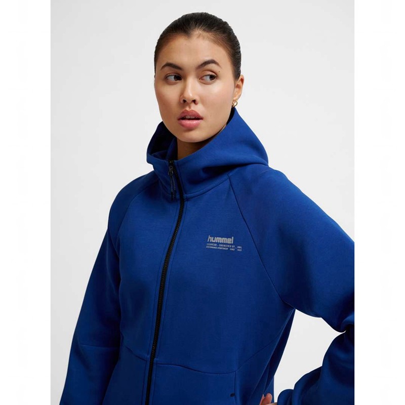 Pánské Mikina s Kapucí Hummel Tech Fleece Regular Zip Blankyt | 776353-913
