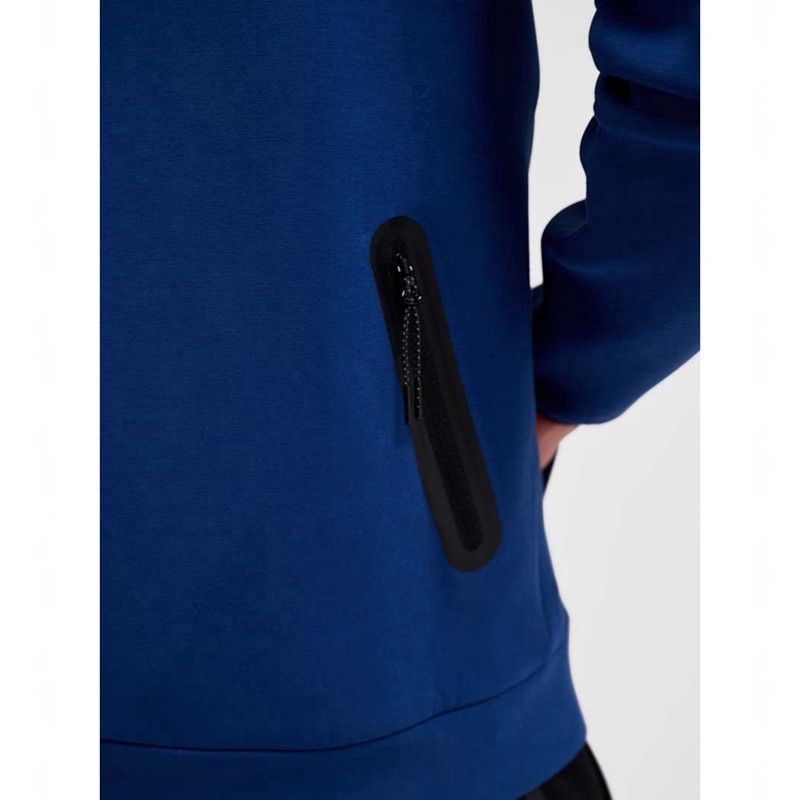 Pánské Mikina s Kapucí Hummel Tech Fleece Regular Zip Blankyt | 776353-913