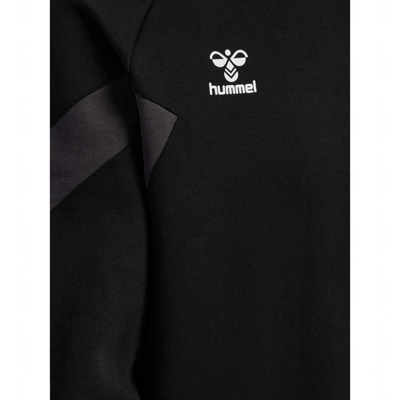 Pánské Mikina s Kapucí Hummel Travel Sweat Černé | 701603-681
