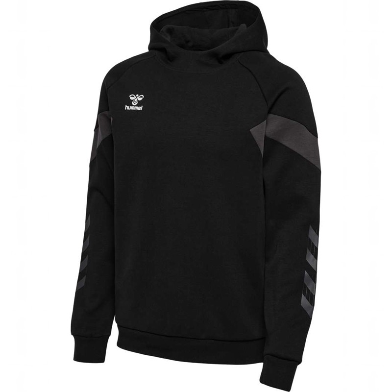 Pánské Mikina s Kapucí Hummel Travel Sweat Černé | 701603-681