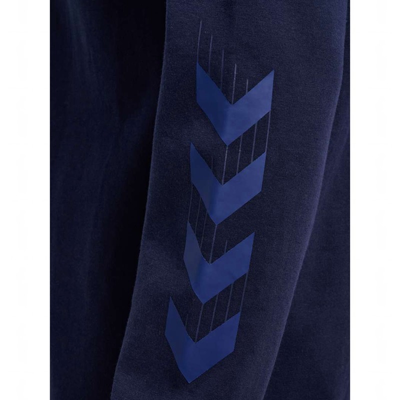 Pánské Mikina s Kapucí Hummel Travel Sweat Tmavě Blankyt | 357632-416