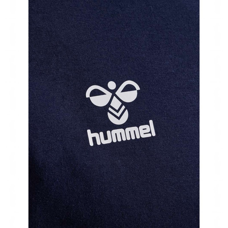 Pánské Mikina s Kapucí Hummel Travel Sweat Tmavě Blankyt | 357632-416