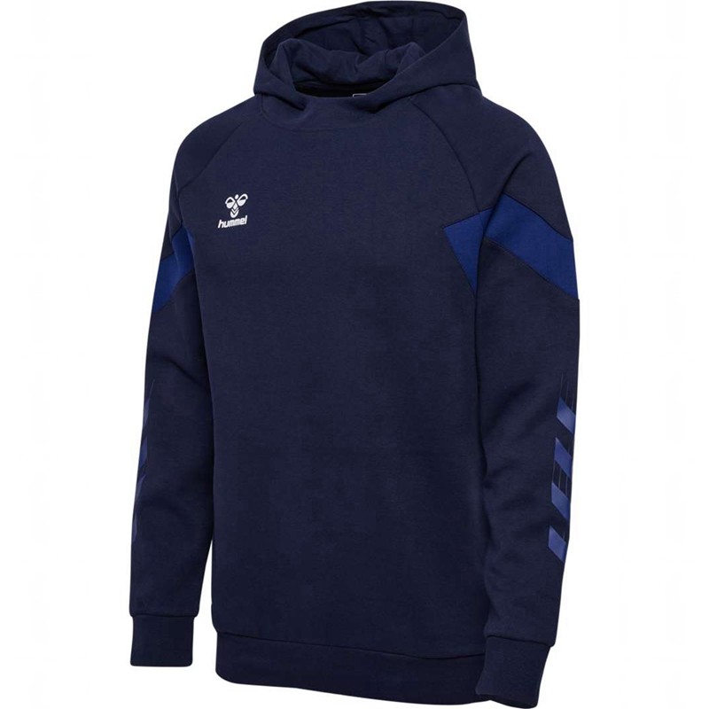 Pánské Mikina s Kapucí Hummel Travel Sweat Tmavě Blankyt | 357632-416