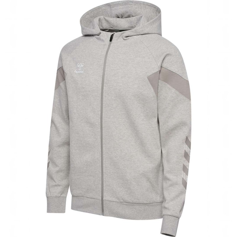 Pánské Mikina s Kapucí Hummel Travel Zip Šedé | 301772-858