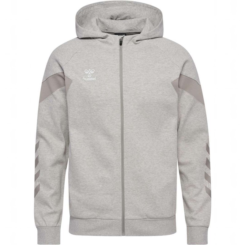 Pánské Mikina s Kapucí Hummel Travel Zip Šedé | 301772-858