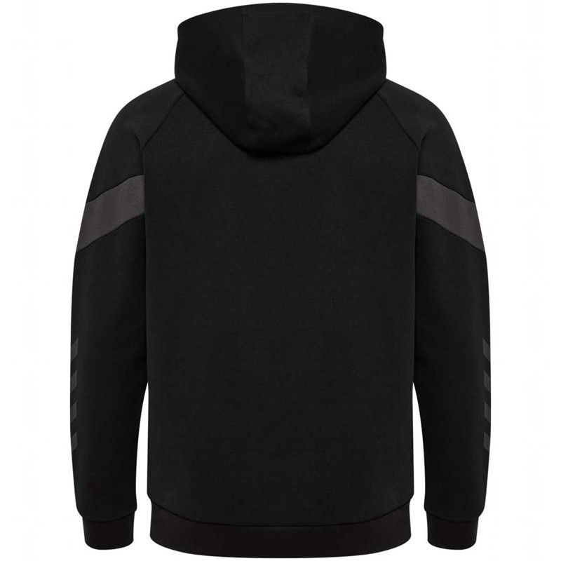 Pánské Mikina s Kapucí Hummel Travel Zip Černé | 804106-546
