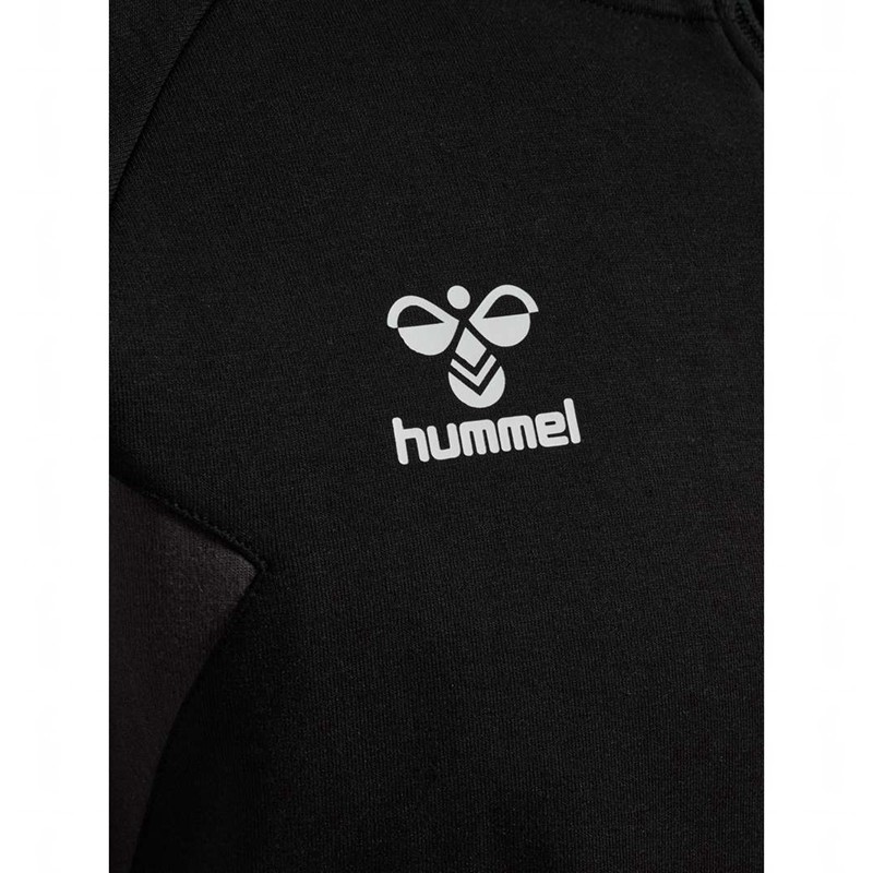 Pánské Mikina s Kapucí Hummel Travel Zip Černé | 804106-546