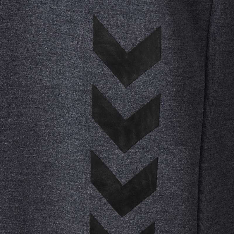 Pánské Mikina s Kapucí Hummel Tropper Zip Černé | 833098-910