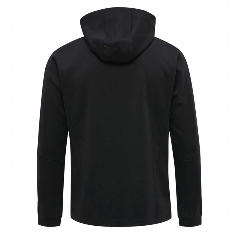 Pánské Mikina s Kapucí Hummel Tropper Zip Černé | 515382-621