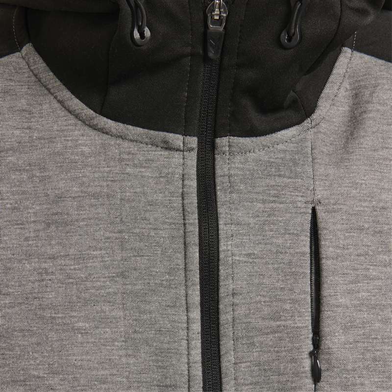 Pánské Mikina s Kapucí Hummel Tropper Zip Šedé | 137600-703