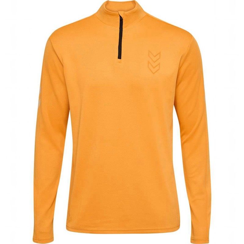 Pánské Mikiny Hummel Active Pl Half Zip Oranžové | 961076-984