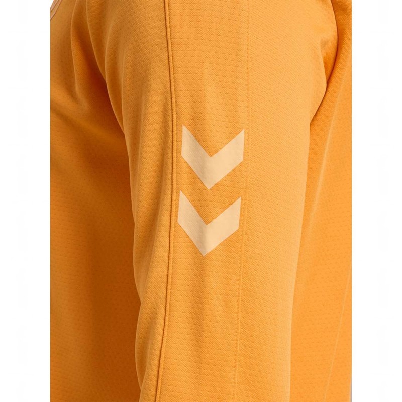 Pánské Mikiny Hummel Active Pl Half Zip Oranžové | 961076-984