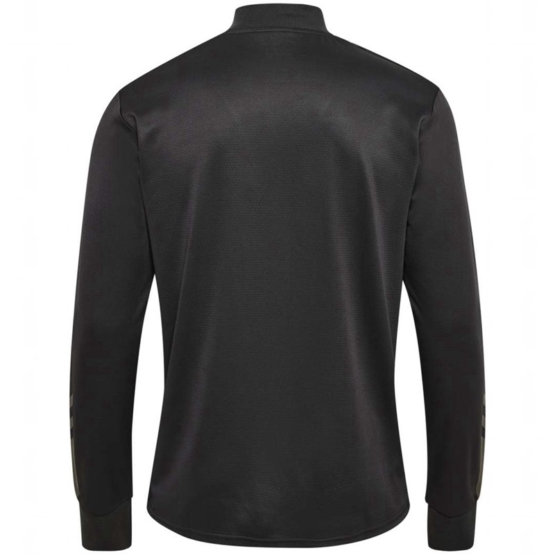 Pánské Mikiny Hummel Active Pl Half Zip Černé | 521471-961