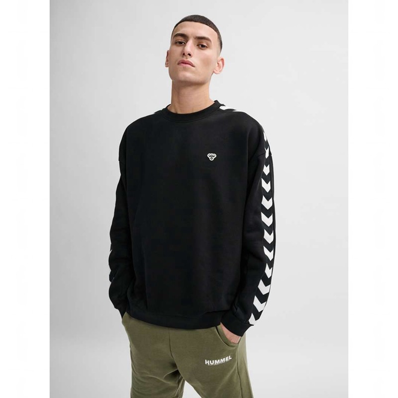 Pánské Mikiny Hummel Archive Loose Fit Černé | 040177-869