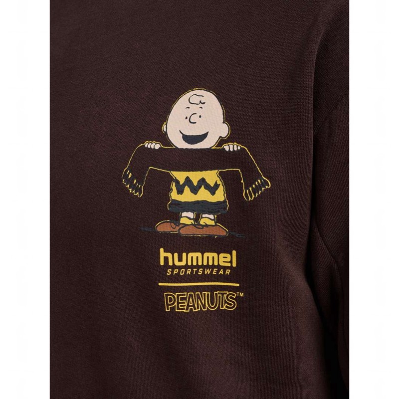Pánské Mikiny Hummel Archive Peanuts Čokolády | 020604-281