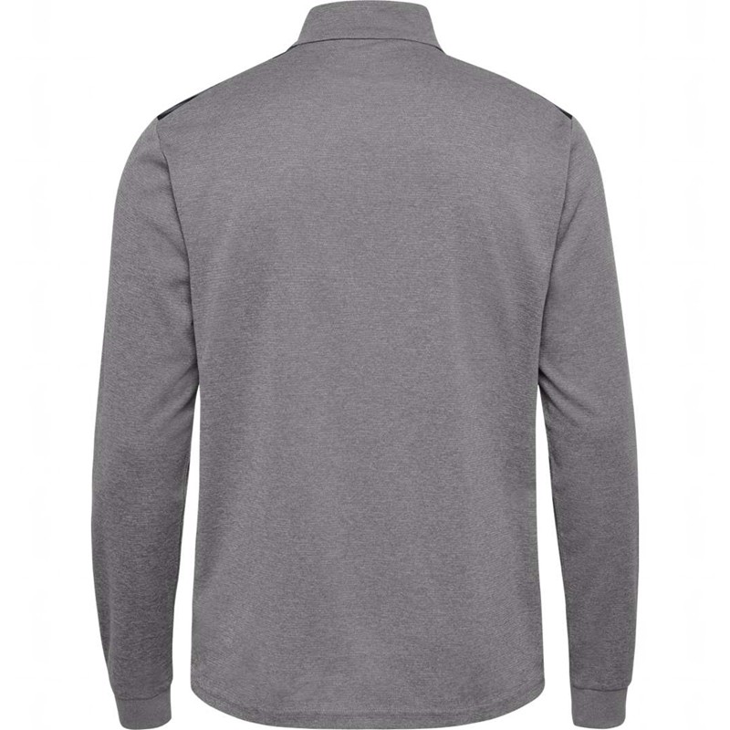 Pánské Mikiny Hummel Authentic Half Zip Sweat Šedé | 857595-763