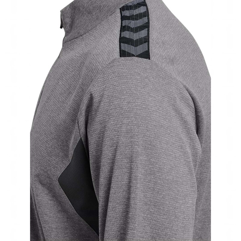 Pánské Mikiny Hummel Authentic Half Zip Sweat Šedé | 857595-763