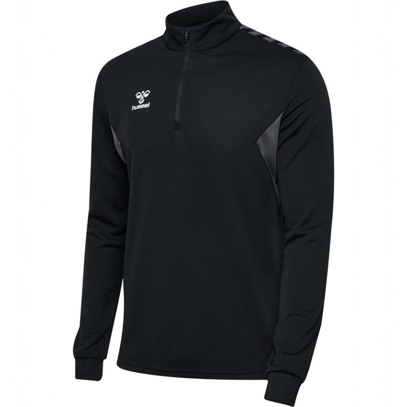 Pánské Mikiny Hummel Authentic Half Zip Sweat Černé | 538100-311