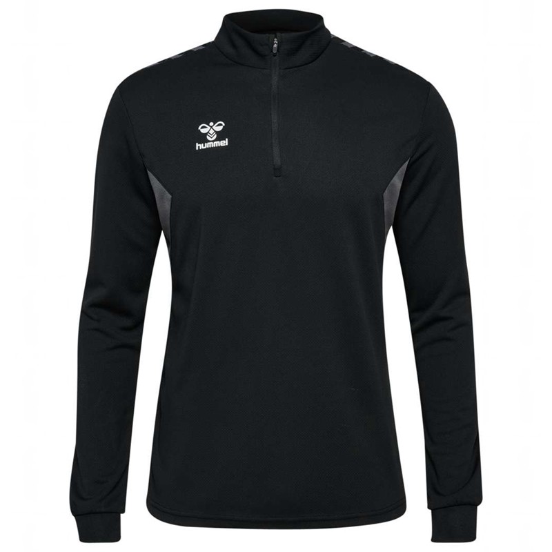 Pánské Mikiny Hummel Authentic Half Zip Sweat Černé | 538100-311