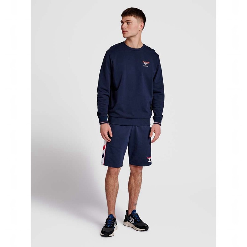 Pánské Mikiny Hummel Ic Dayton Tmavě Blankyt | 292549-702