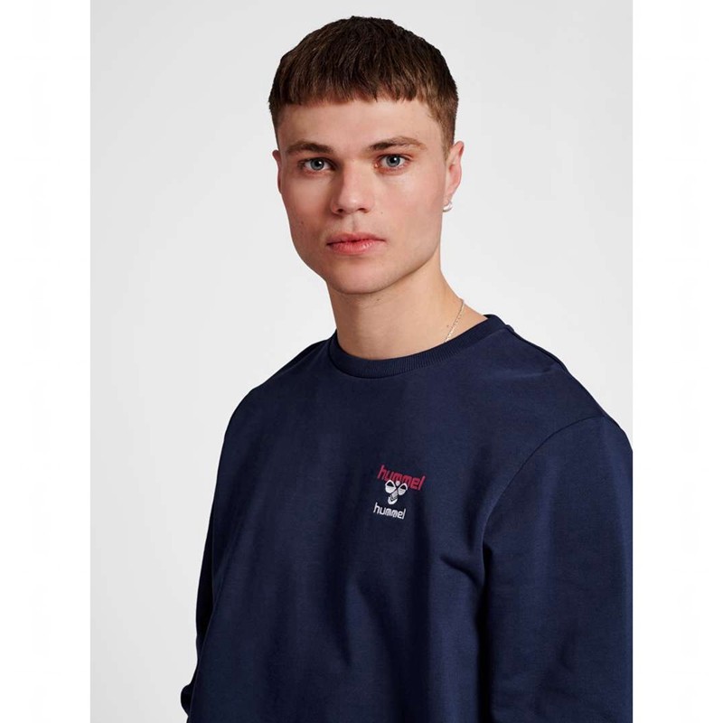 Pánské Mikiny Hummel Ic Dayton Tmavě Blankyt | 292549-702
