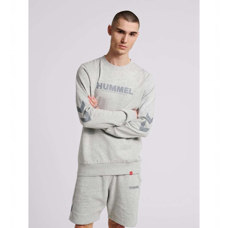 Pánské Mikiny Hummel Legacy Šedé | 989324-002