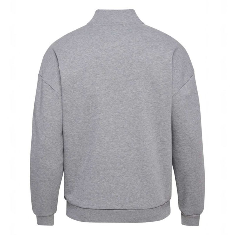 Pánské Mikiny Hummel Loose Half Zip Bee Šedé | 895488-452