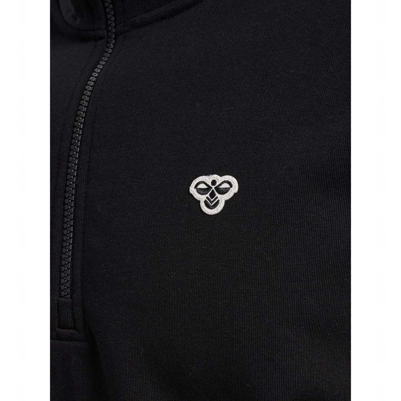 Pánské Mikiny Hummel Loose Half Zip Bee Černé | 738772-763