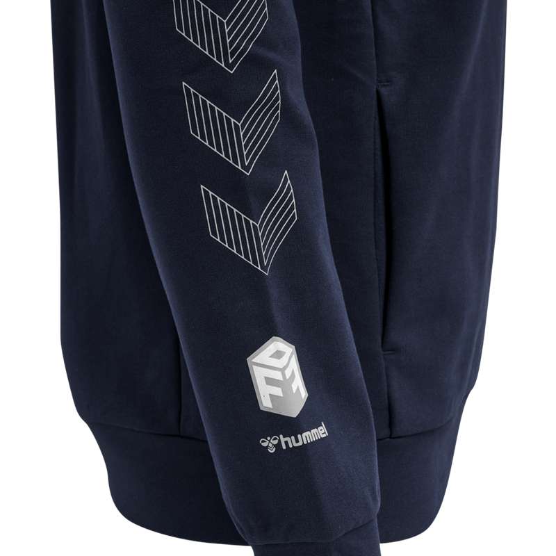 Pánské Mikiny Hummel Move Grid Cotton Tmavě Blankyt | 190462-842