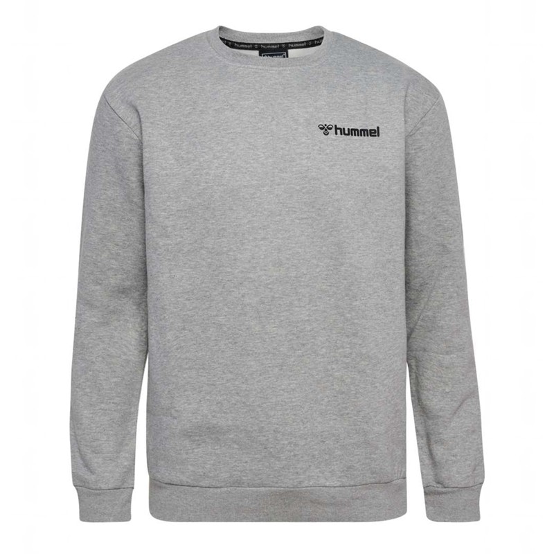 Pánské Mikiny Hummel Mover Cotton Šedé | 863141-236