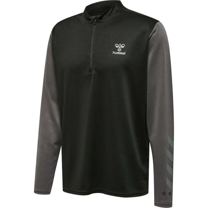Pánské Mikiny Hummel Ongrid 1/2 Zip Poly Sweat Černé | 838560-043