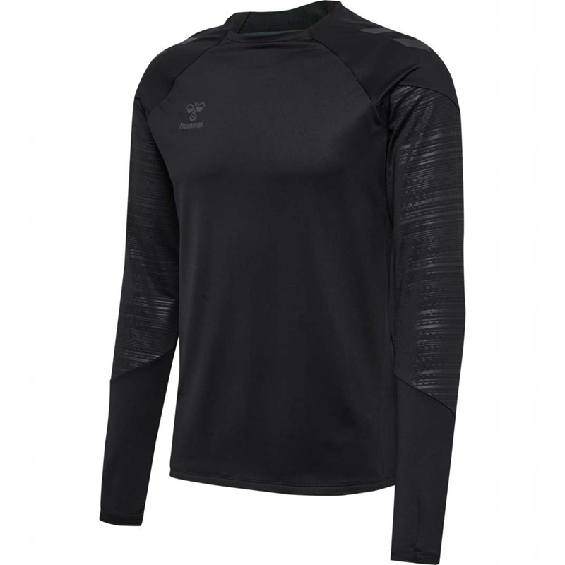 Pánské Mikiny Hummel Pro Training Crew Sweat Černé | 625372-490