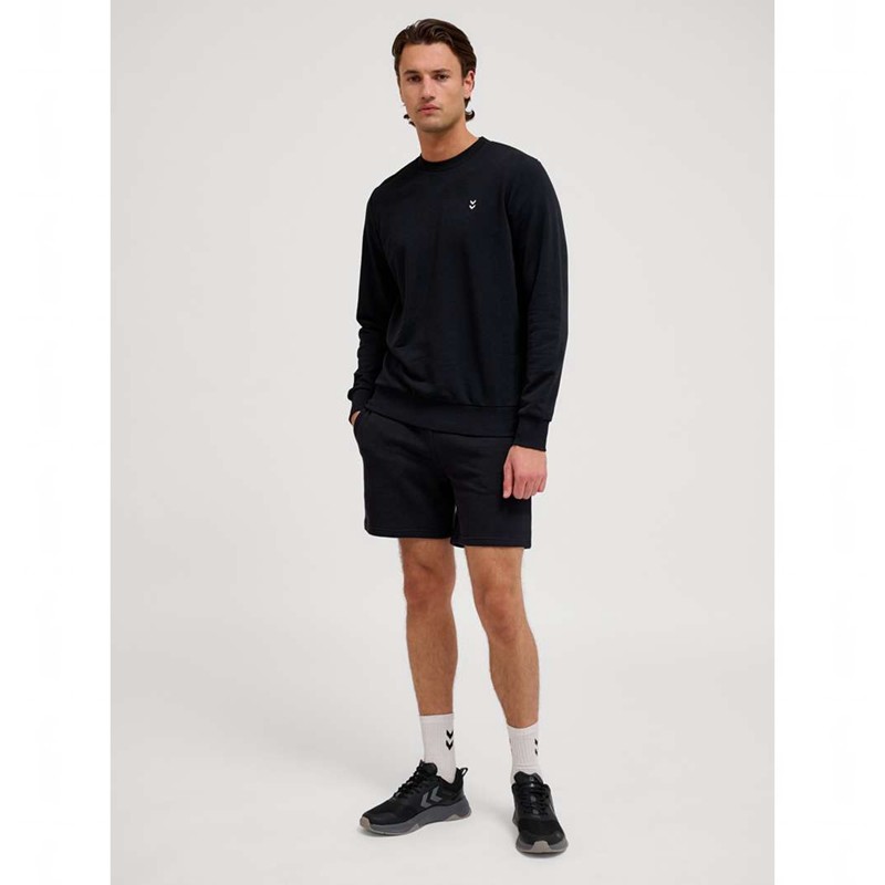 Pánské Mikiny Hummel Pulse Sweat Crewneck Černé | 784169-305