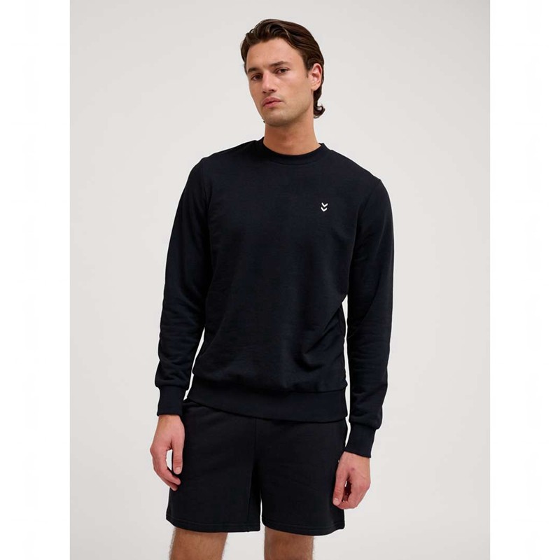 Pánské Mikiny Hummel Pulse Sweat Crewneck Černé | 784169-305