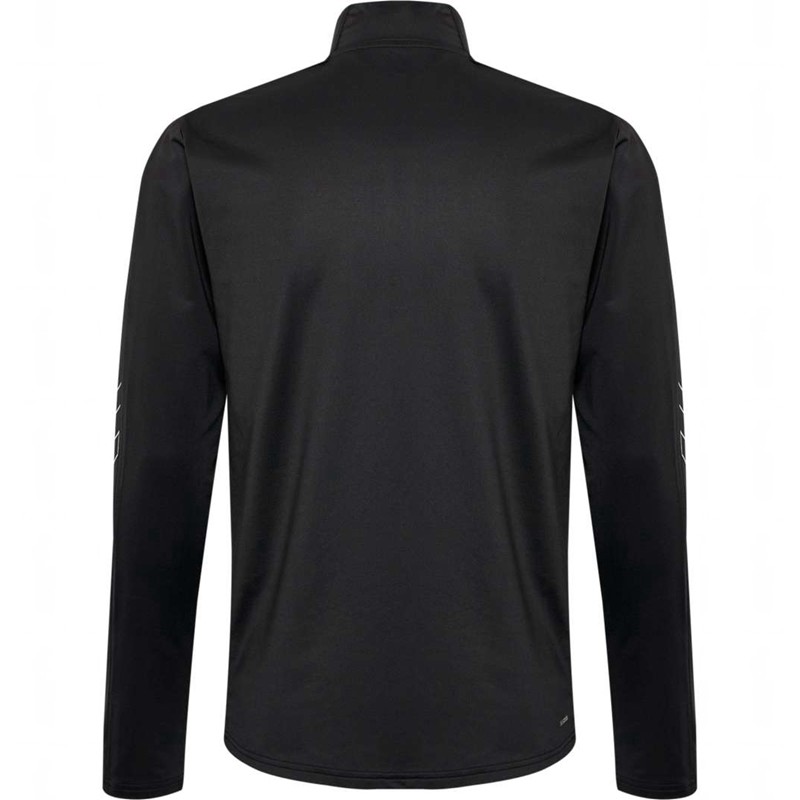 Pánské Mikiny Hummel Te Strength Pl Half Zip Černé | 305469-273