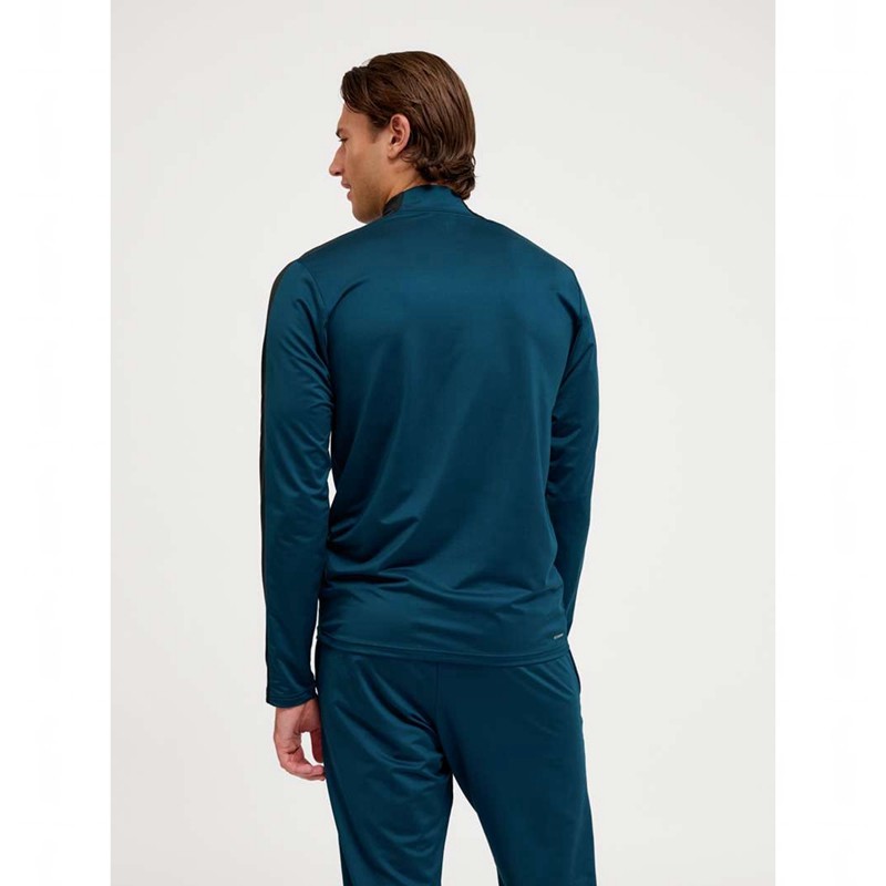 Pánské Mikiny Hummel Te Strength Pl Half Zip Tmavě Blankyt | 134701-165