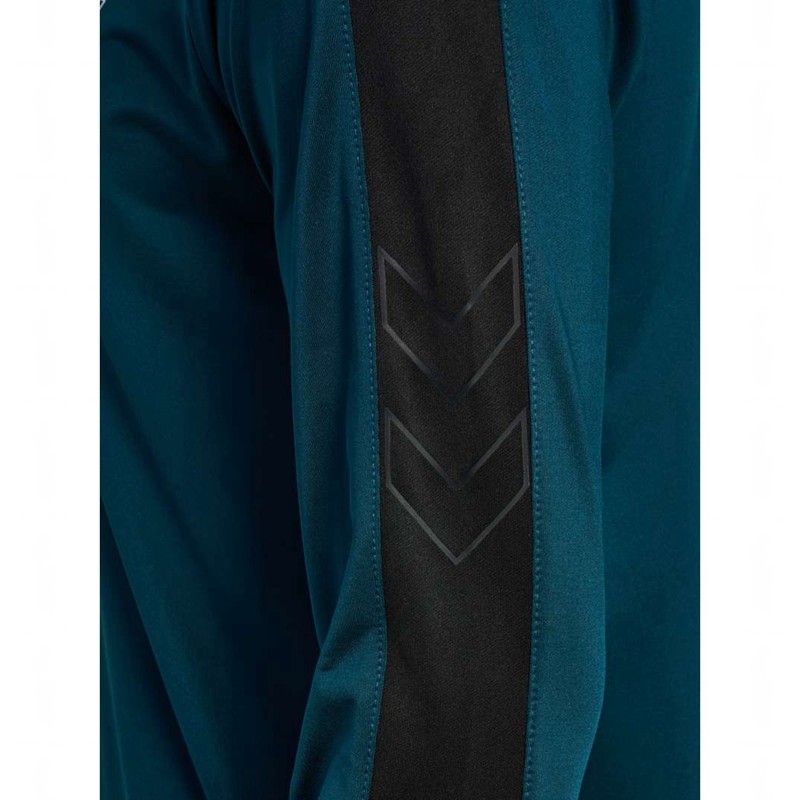 Pánské Mikiny Hummel Te Strength Pl Half Zip Tmavě Blankyt | 134701-165