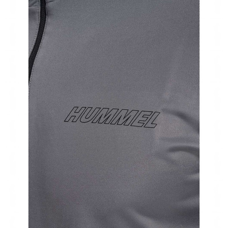 Pánské Mikiny Hummel Te Strength Pl Half Zip Šedé | 056601-520