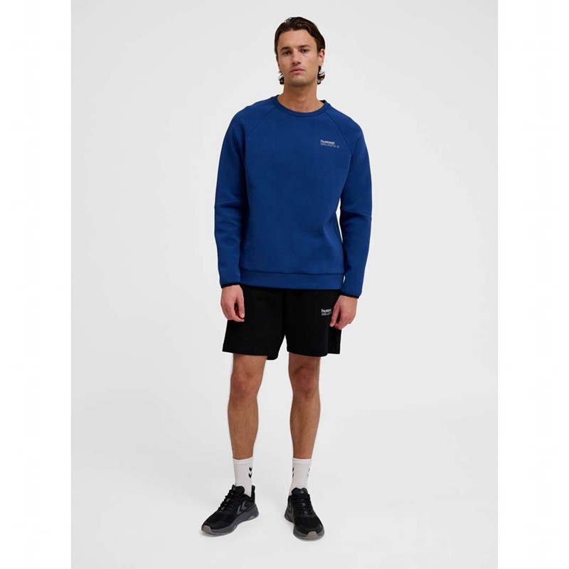 Pánské Mikiny Hummel Tech Fleece Regular Crew Blankyt | 659649-632