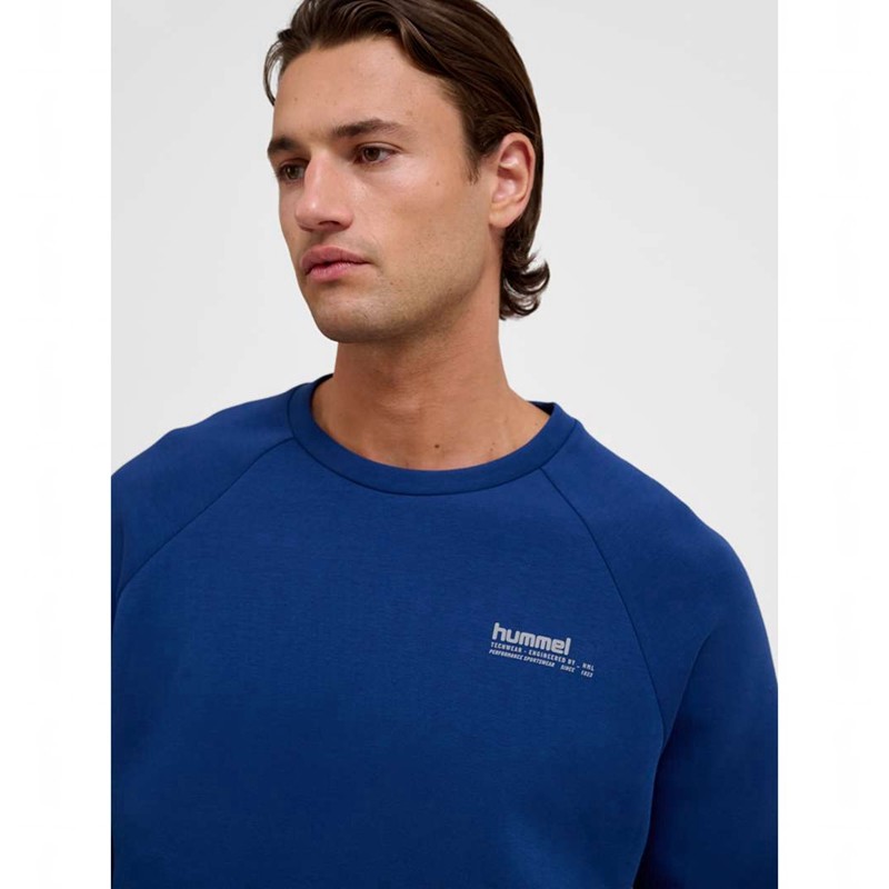 Pánské Mikiny Hummel Tech Fleece Regular Crew Blankyt | 659649-632