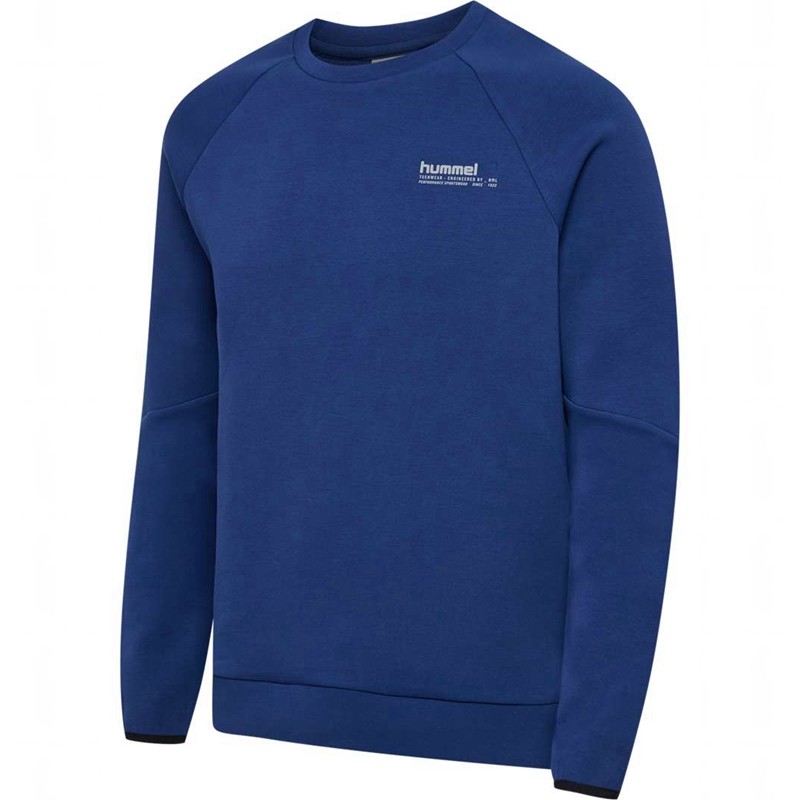 Pánské Mikiny Hummel Tech Fleece Regular Crew Blankyt | 659649-632
