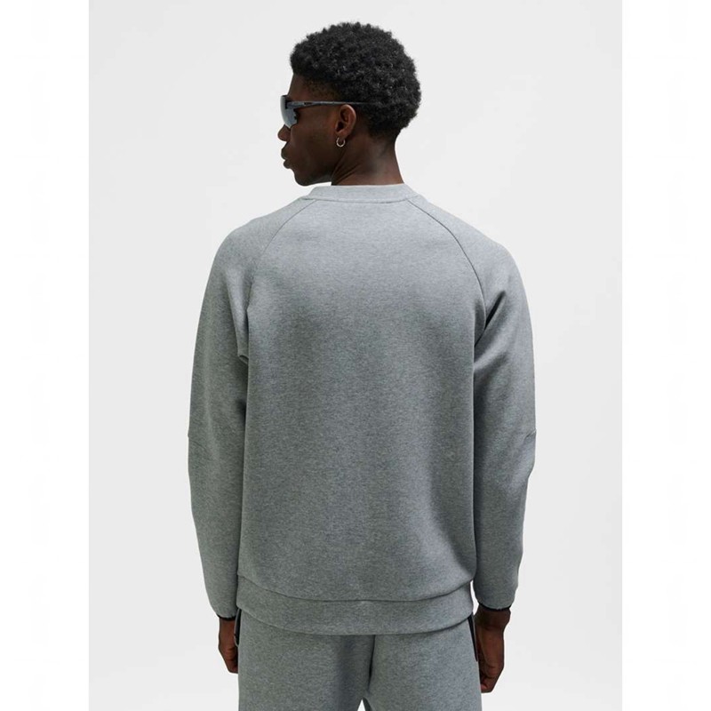Pánské Mikiny Hummel Tech Fleece Regular Crew Šedé | 274845-476