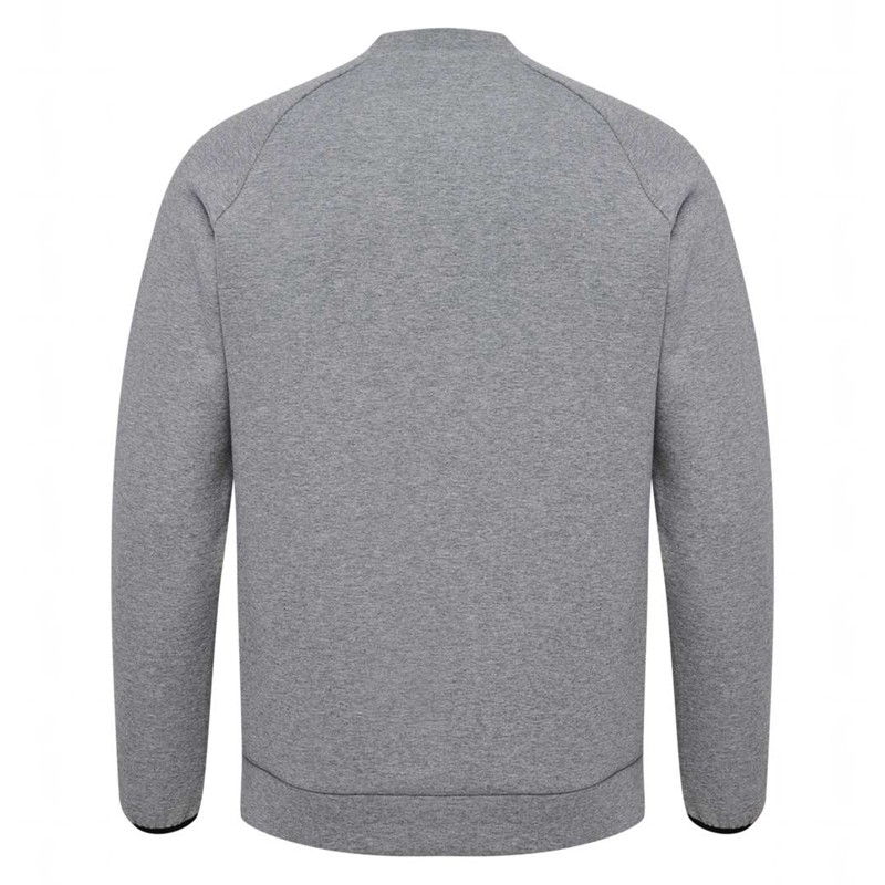 Pánské Mikiny Hummel Tech Fleece Regular Crew Šedé | 274845-476