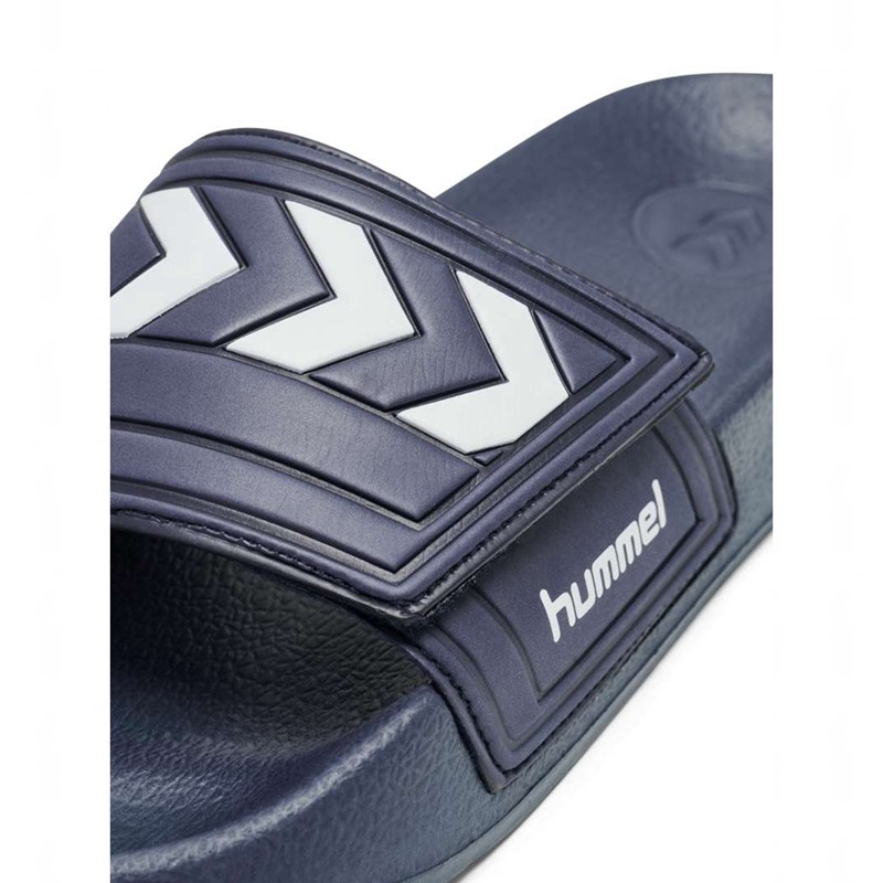 Pánské Nazouváky Hummel Larsen Slipper Vc Tmavě Blankyt | 224415-132